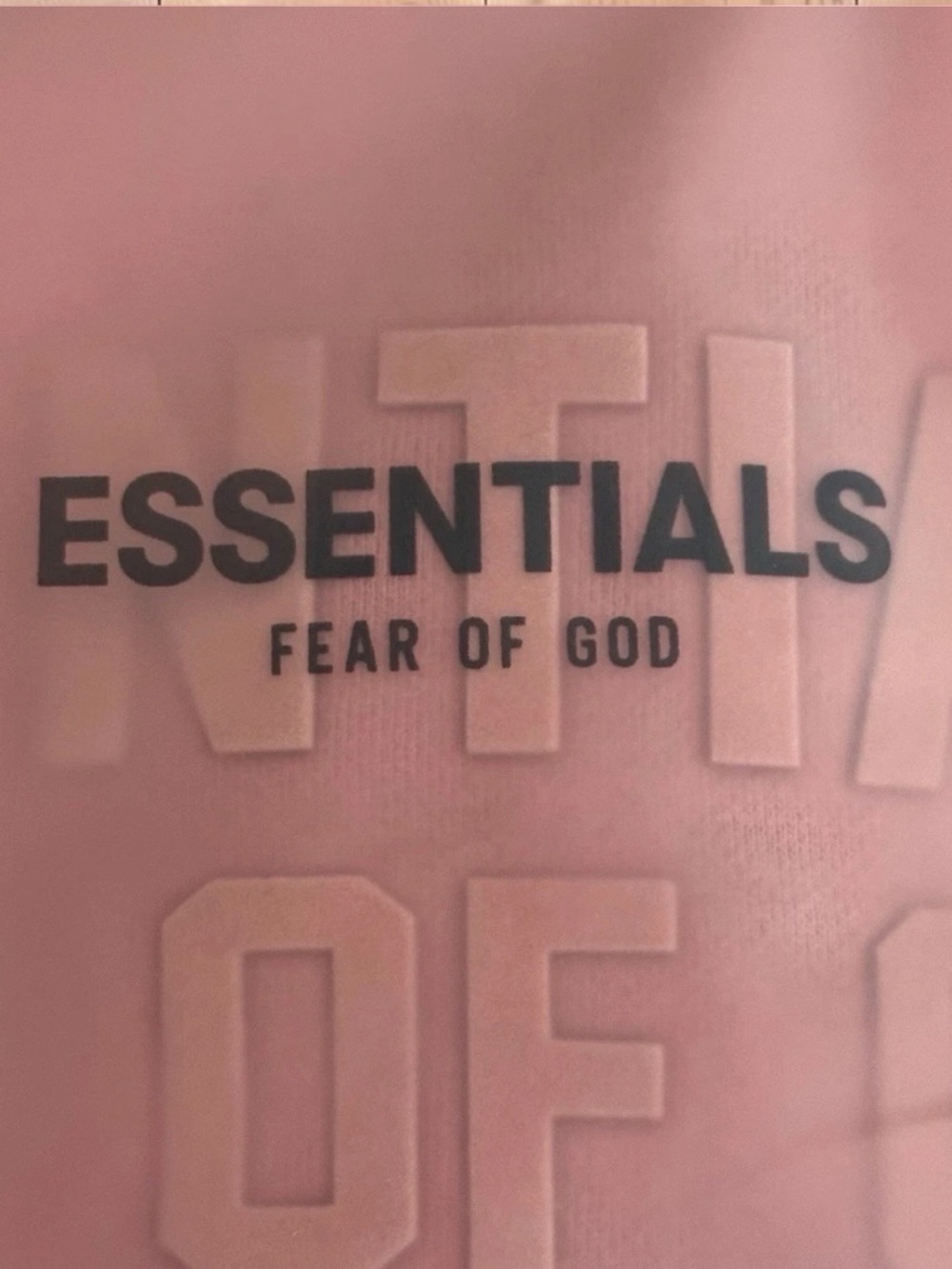 Fear of God Essentials Hoodie – Coral – Brand New - Picture 7 of 8